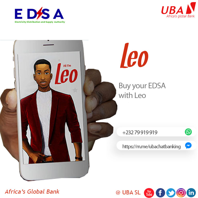 UBA Introduces EDSA Payment on Leo UBA Sierra Leone